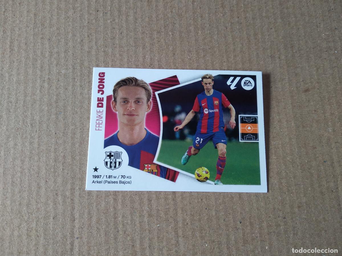 Fu&szlig;ball-Sticker: 12A DE JONG BARCELONA BAR&Ccedil;A CROMO FUTBOL PANINI LIGA 2024-2025 EDICIONES ESTE 24-25