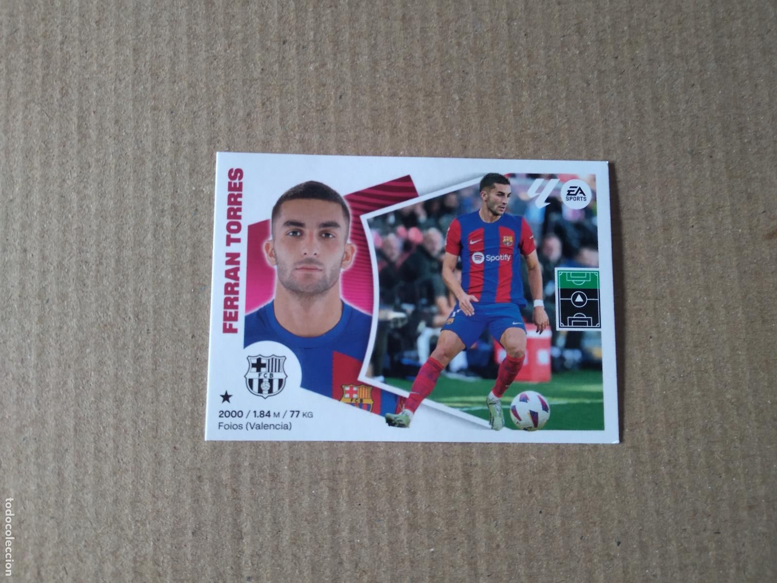 Figurine di Calcio: 18A FERRAN TORRES BARCELONA BAR&Ccedil;A CROMO FUTBOL PANINI LIGA 2024-2025 EDICIONES ESTE 24-25