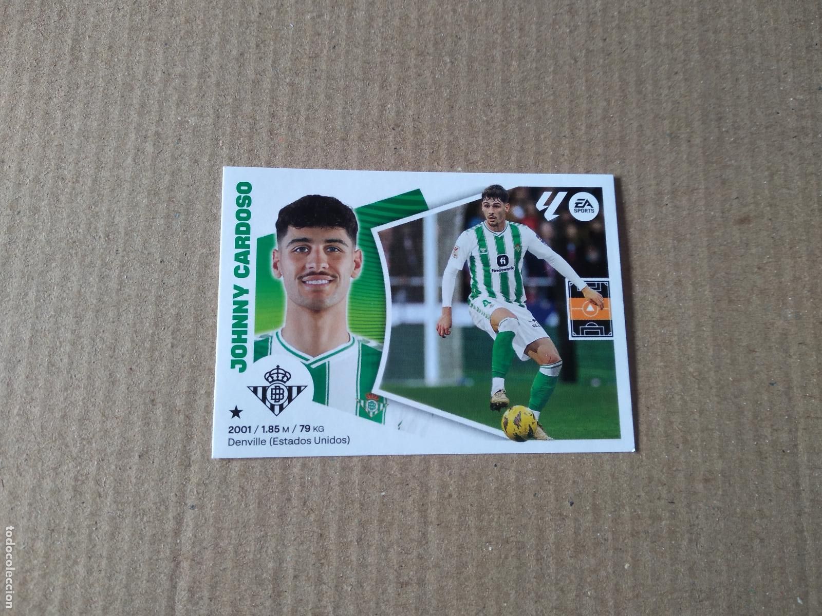 Fu&szlig;ball-Sticker: 10 JOHNNY CARDOSO BETIS CROMO FUTBOL PANINI LIGA 2024-2025 EDICIONES ESTE 24-25