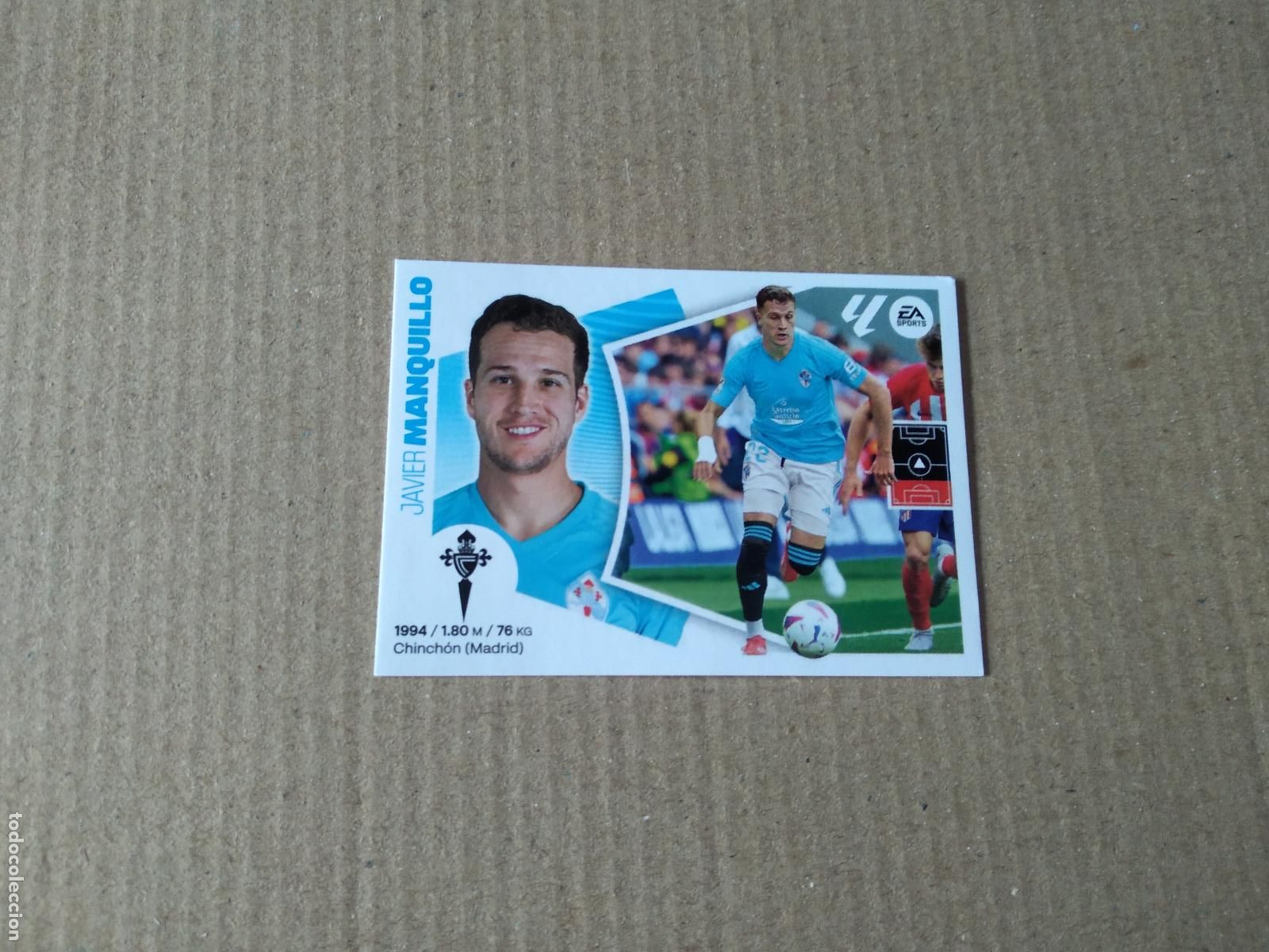 Fu&szlig;ball-Sticker: 5 MANQUILLO CELTA DE VIGO CROMO FUTBOL PANINI LIGA 2024-2025 EDICIONES ESTE 24-25