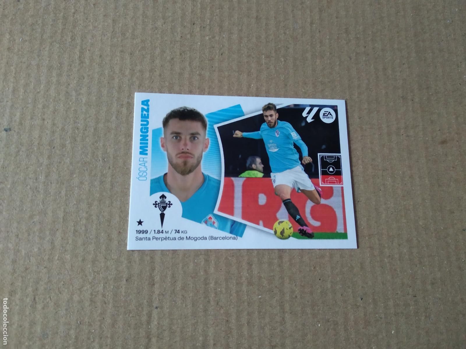 Fu&szlig;ball-Sticker: 9 MINGUEZA CELTA DE VIGO CROMO FUTBOL PANINI LIGA 2024-2025 EDICIONES ESTE 24-25