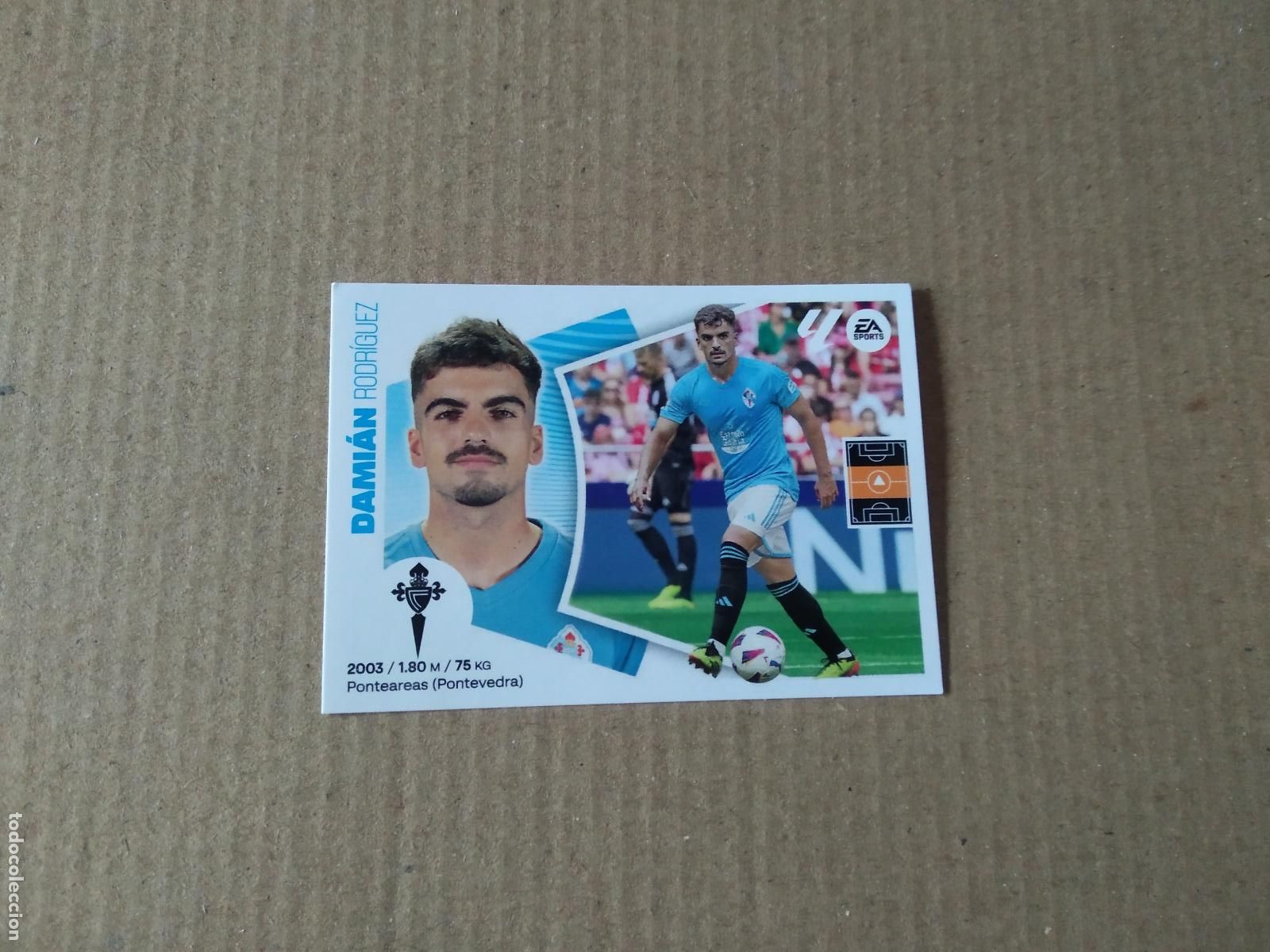 Fu&szlig;ball-Sticker: 16B DAMIAN RODRIGUEZ CELTA DE VIGO CROMO FUTBOL PANINI LIGA 2024-2025 EDICIONES ESTE 24-25