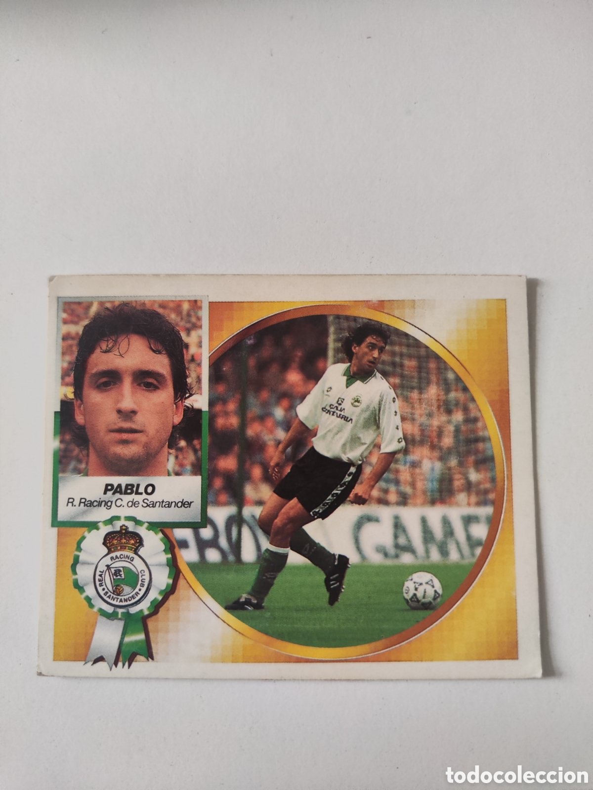 Cromos de f&uacute;tbol: Este 94 95 sin pegar Racing Santander Pablo - Foto 1