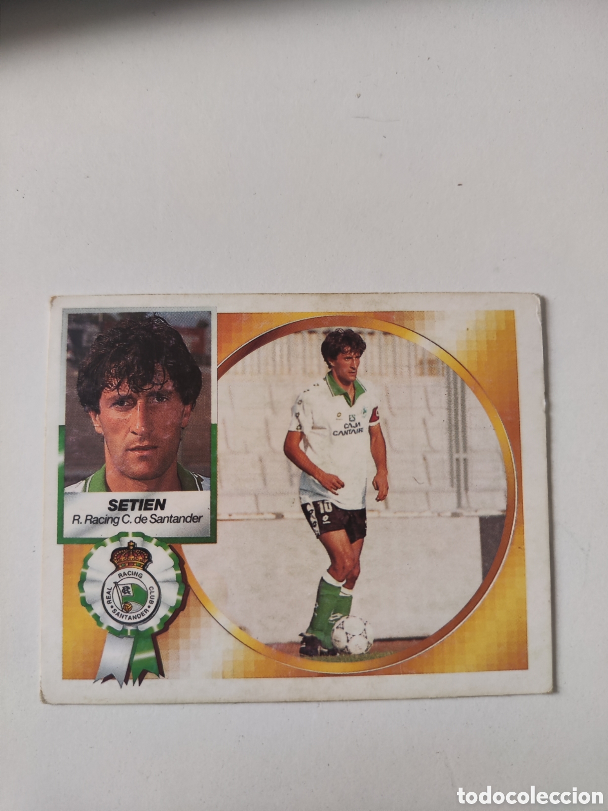 Cromos de f&uacute;tbol: Este 94 95 sin pegar Racing Santander Setien - Foto 1