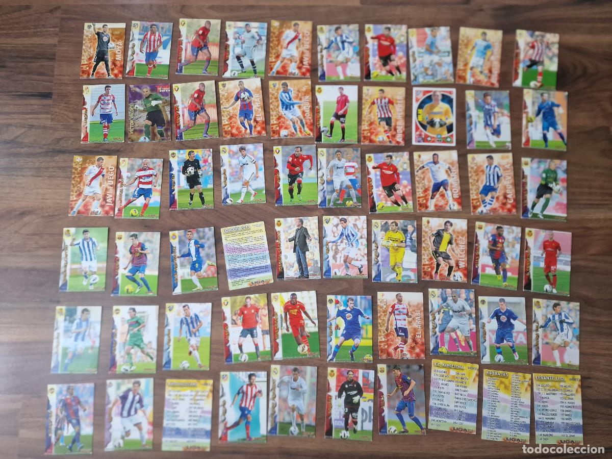 Cromos de F&uacute;tbol: LOTE MUNDICROMOS FICHAS DE LA LIGA 2013