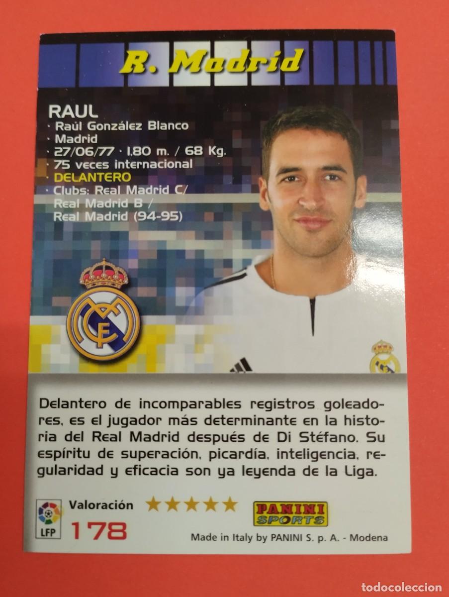 Cromos de f&uacute;tbol: 178 RAUL - REAL MADRID -MGK 2004-05 - Foto 1