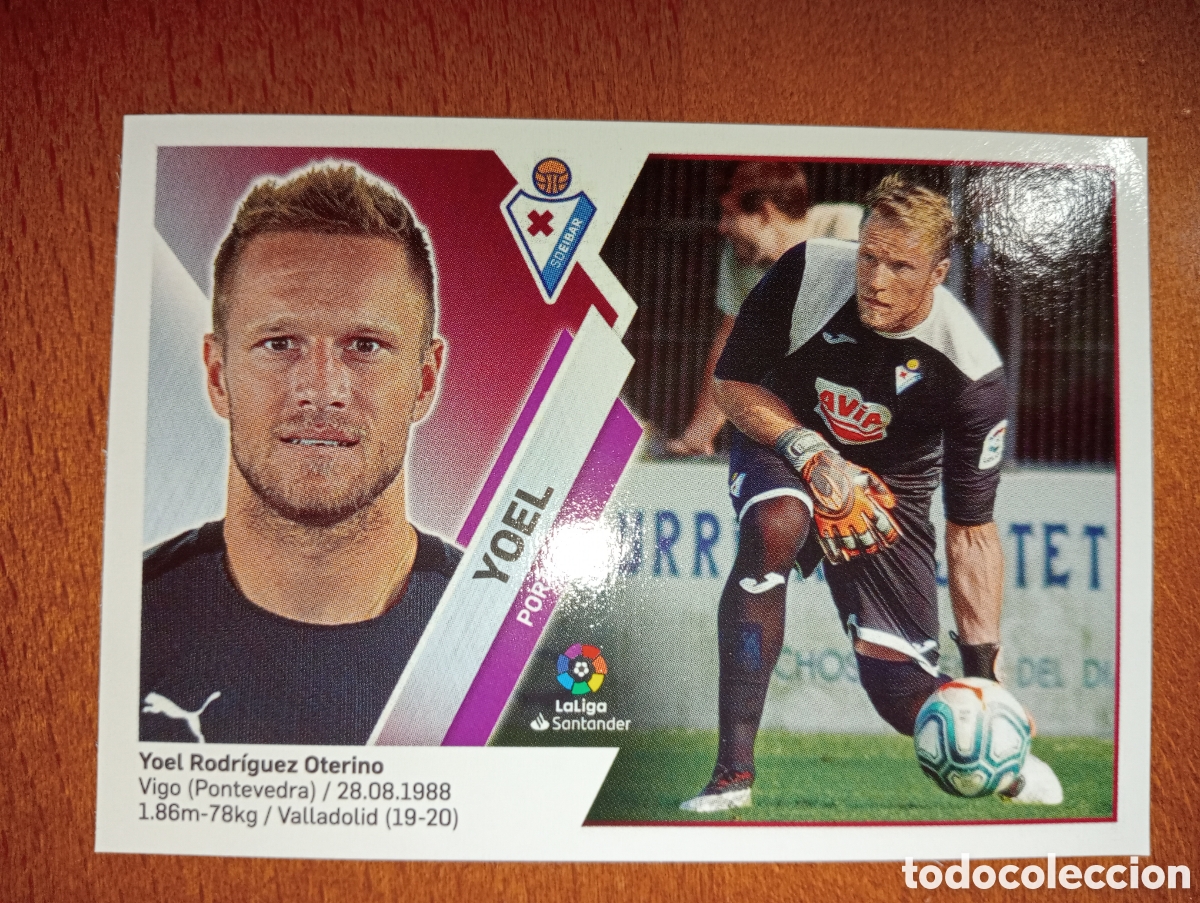 Cromos de f&uacute;tbol: Yoel n&deg;2 liga este 19/20 Eibar - Foto 1