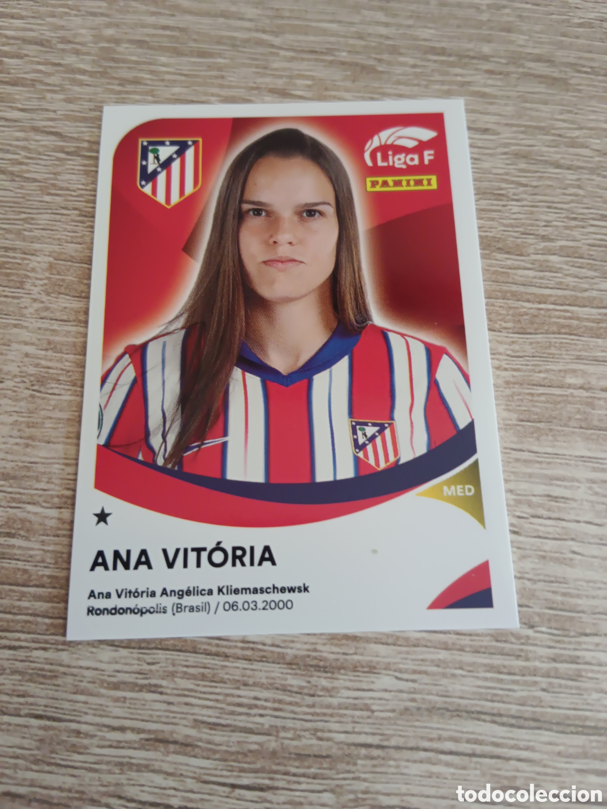 Figurine di Calcio: Panini liga F 2024 2025 24 25 35 Ana Vit&oacute;ria Atl&eacute;tico de Madrid