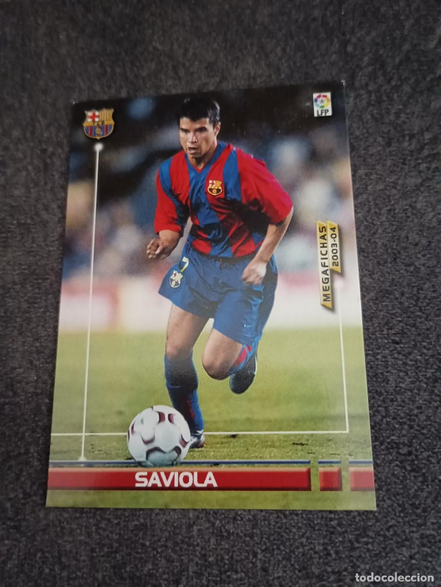 Cromos de f&uacute;tbol: SAVIOLA MEGA FICHAS 03 04 - Foto 1