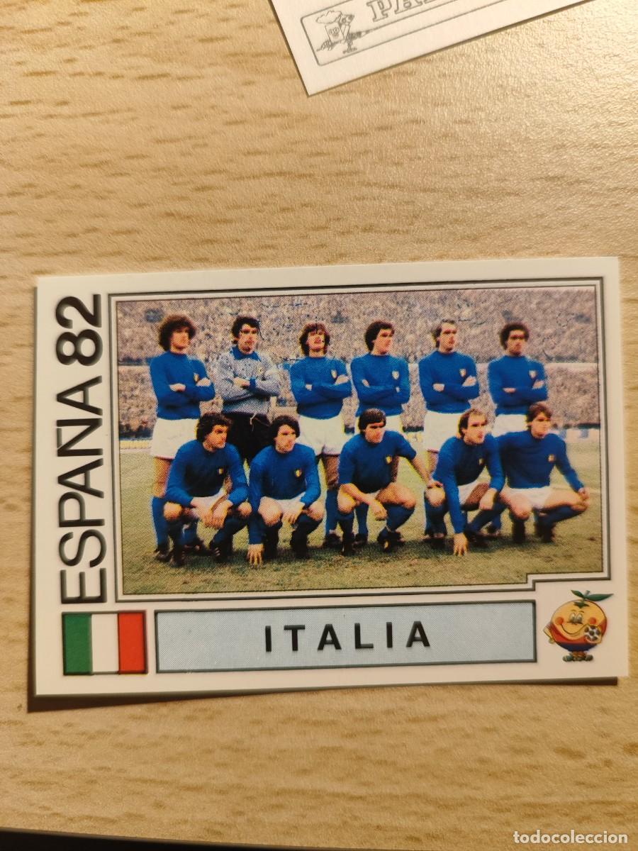 Cromos de f&uacute;tbol: 135 WORLD CUP STORY PANINI ITALIA TEAM - MUNDIAL 1982 82 -- CROMO SIN PEGAR