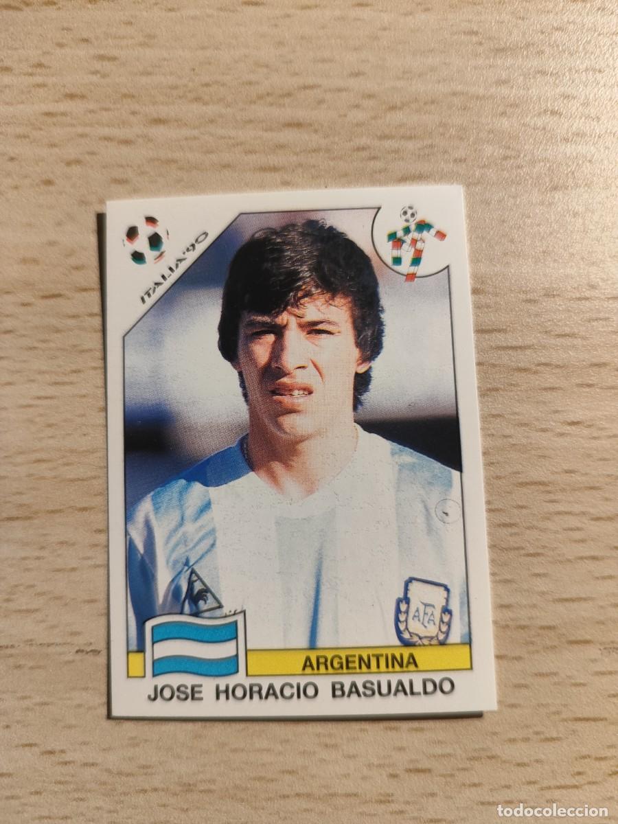 Cromos de Futebol: 222 WORLD CUP STORY PANINI JOSE HORACIO BASUALDO (ARGENTINA) - MUNDIAL 1990 90 -- CROMO SIN PEGAR