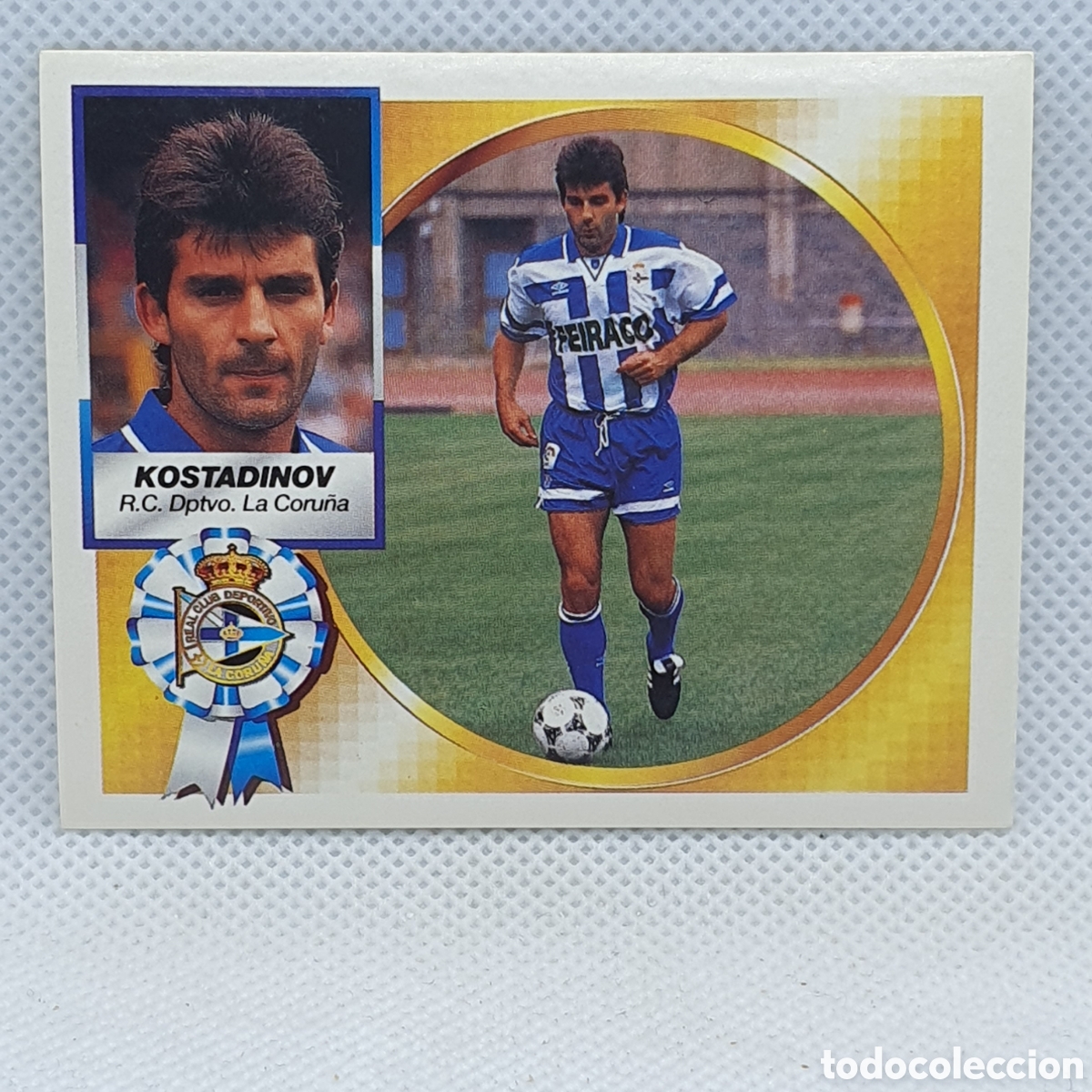 Cromos de Futebol: ⚽️ CROMO D FUTBOL KOSTADINOV COLOCA DEPORTIVO CORU&Ntilde;A LIGA 94 95 ESTAMPAS ALBUM CROMOS EDICIONES ESTE