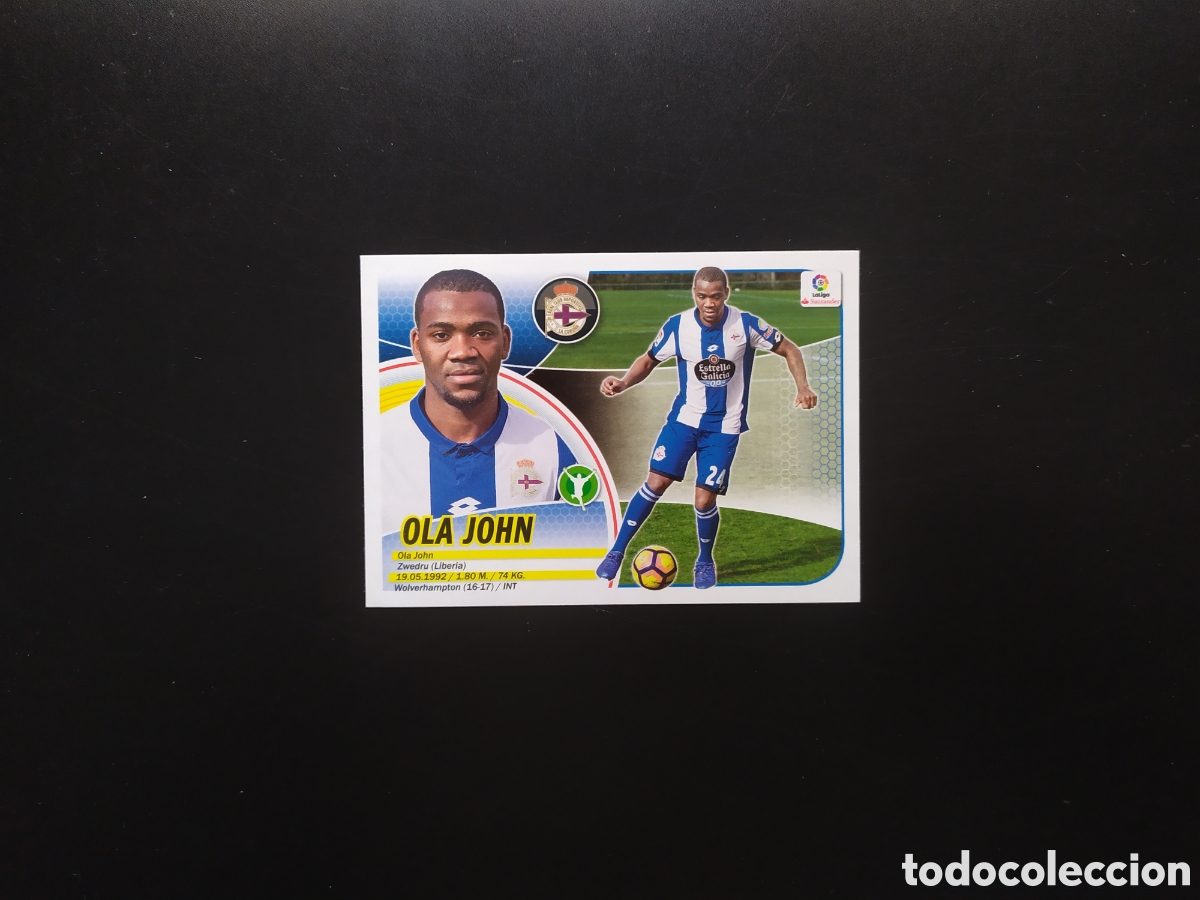Football Stickers: Liga este 2016 2017 16 17 panini Ola John mercado invierno n&deg; 8 Deportivo Coru&ntilde;a