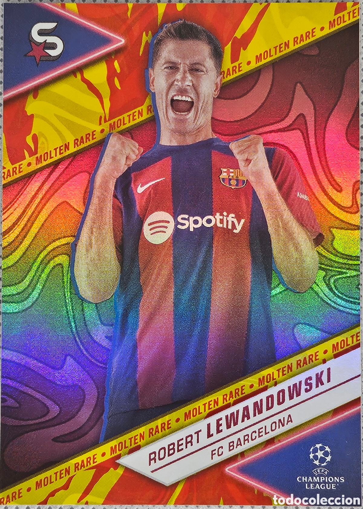Cromos de f&uacute;tbol: Topps UCC Superstars 23/24 - Robert Lewandowski MR