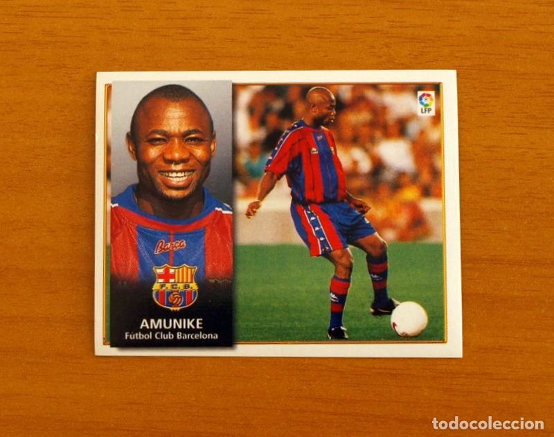 Cromos de f&uacute;tbol: F&uacute;tbol Club Barcelona - Amunike - Ediciones Este Liga 1998-1999, 98-99 - nunca pegado