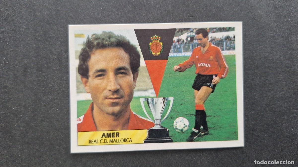 Fu&szlig;ball-Sticker: AMER R. C. D. MALLORCA LIGA ESTE 1987/88 87 88 NUNCA PEGADO SN PEGAR