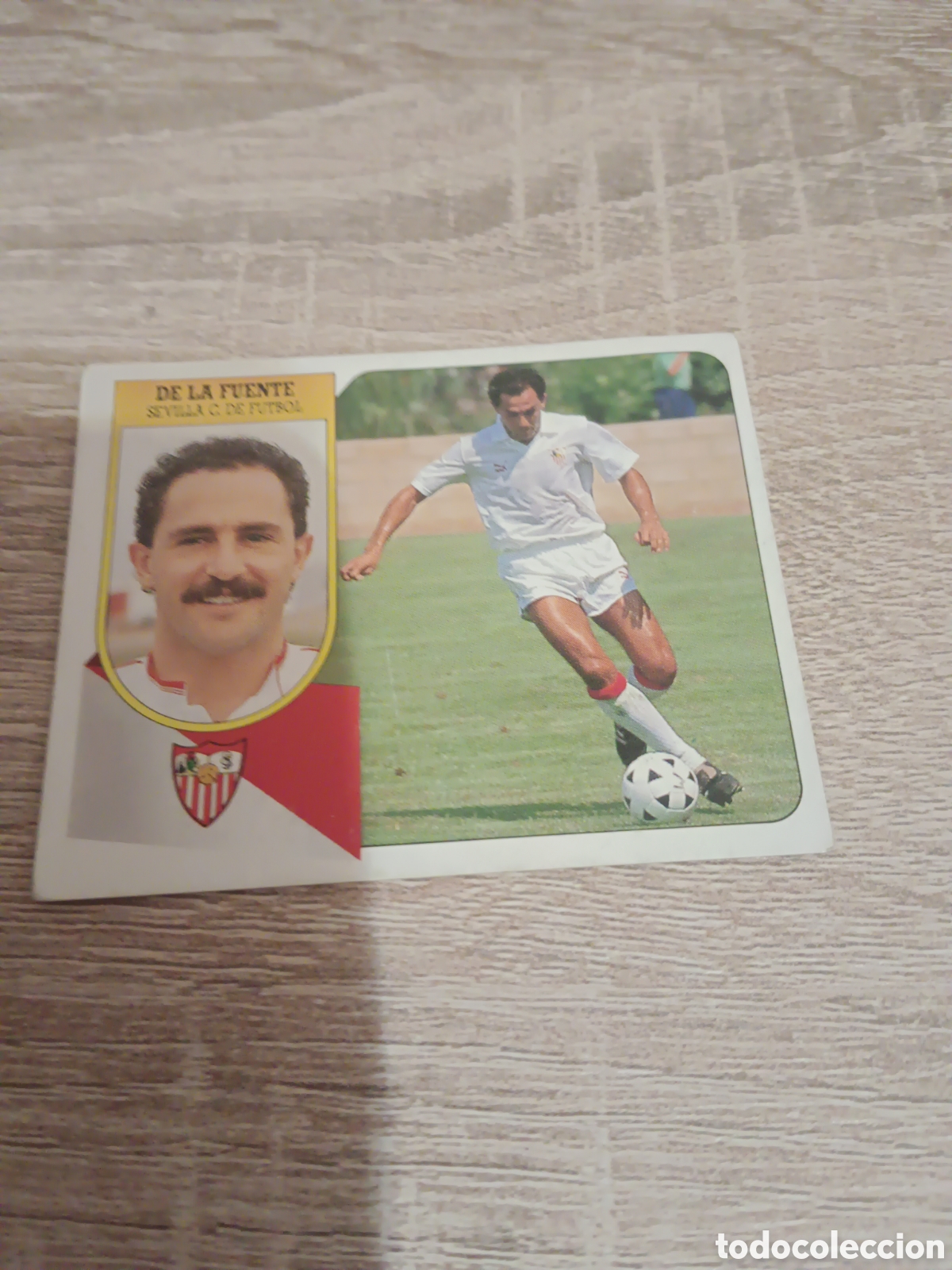 Cromos de Futebol: De la Fuente Sevilla liga 1991 1992 91 92 ediciones este