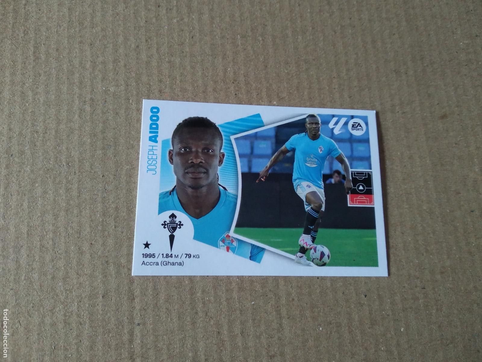 Cromos de f&uacute;tbol: 6B AIDOO CELTA DE VIGO CROMO FUTBOL PANINI LIGA 2024-2025 EDICIONES ESTE 24-25