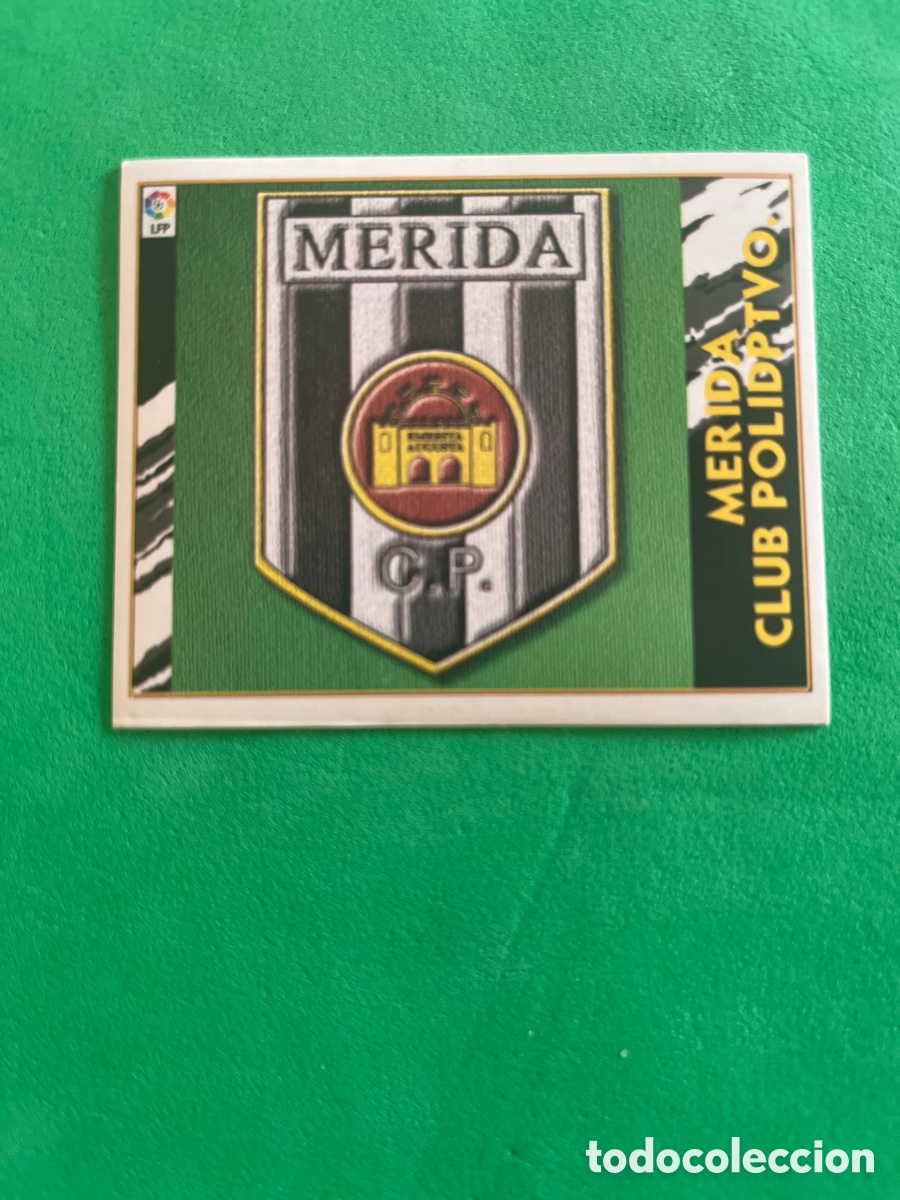 Figurine di Calcio: ESCUDO MERIDA EDICIONES ESTE 97 98 1997 1998 SIN PEGAR CROMO FUTBOL UNIFICO ENVIO