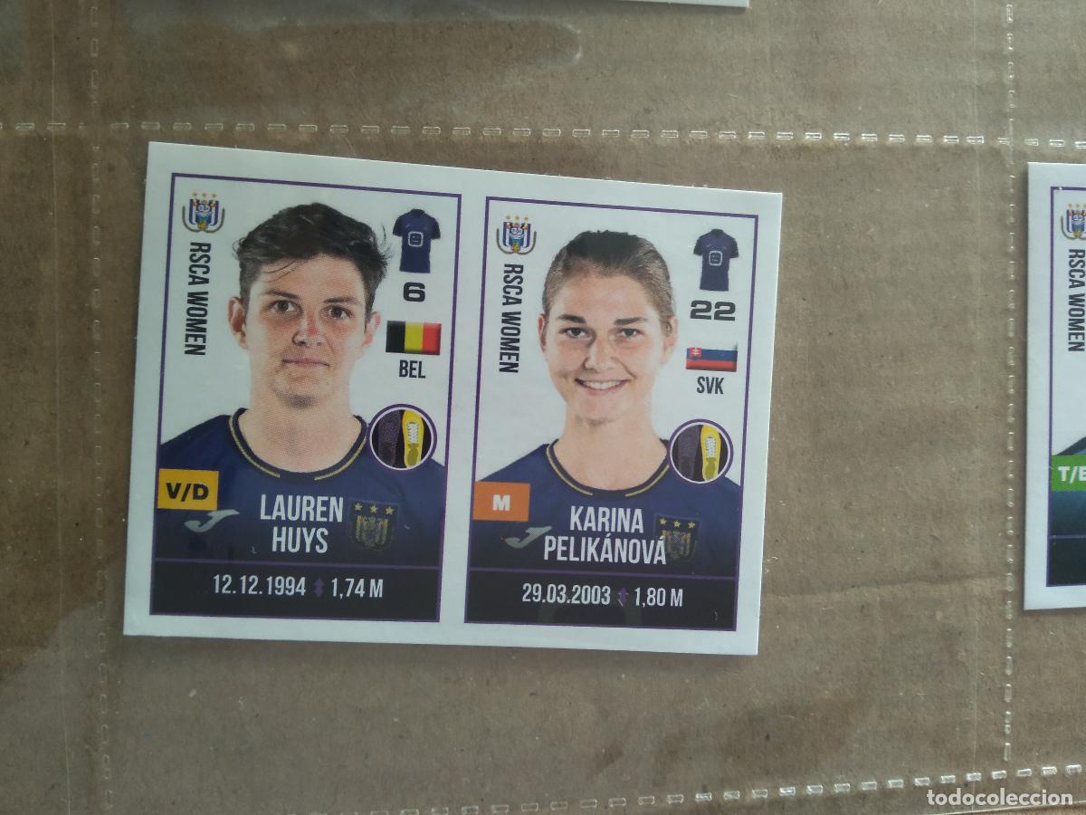 Cromos de f&uacute;tbol: 551 LAUREN HUYS KARINA PELIKANOVA CROMO FUTBOL PANINI PRO LEAGUE 21-22 LIGA BELGICA 2021-2022