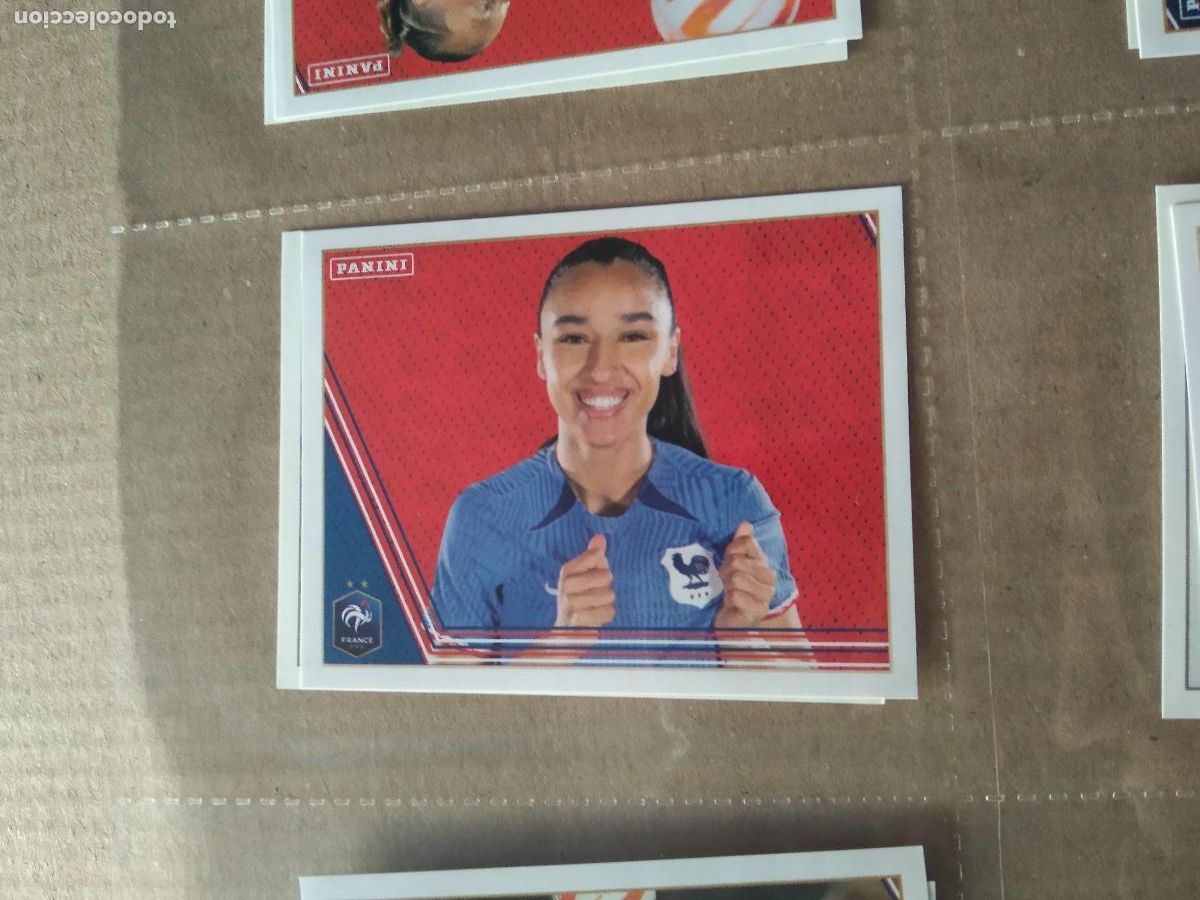 Cromos de f&uacute;tbol: 84 Sakina Karchaoui CROMO FUTBOL FEMENINO PANINI Team France 2023. Fiers d'&ecirc;tre Bleus