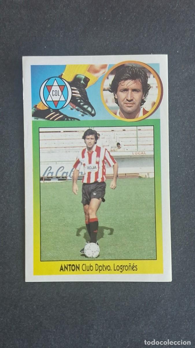 Fu&szlig;ball-Sticker: ANTON C. D. LOGRO&Ntilde;ES LIGA ESTE 1993/94 93 94 ADHESIVO NUNCA PEGADO SIN PEGAR