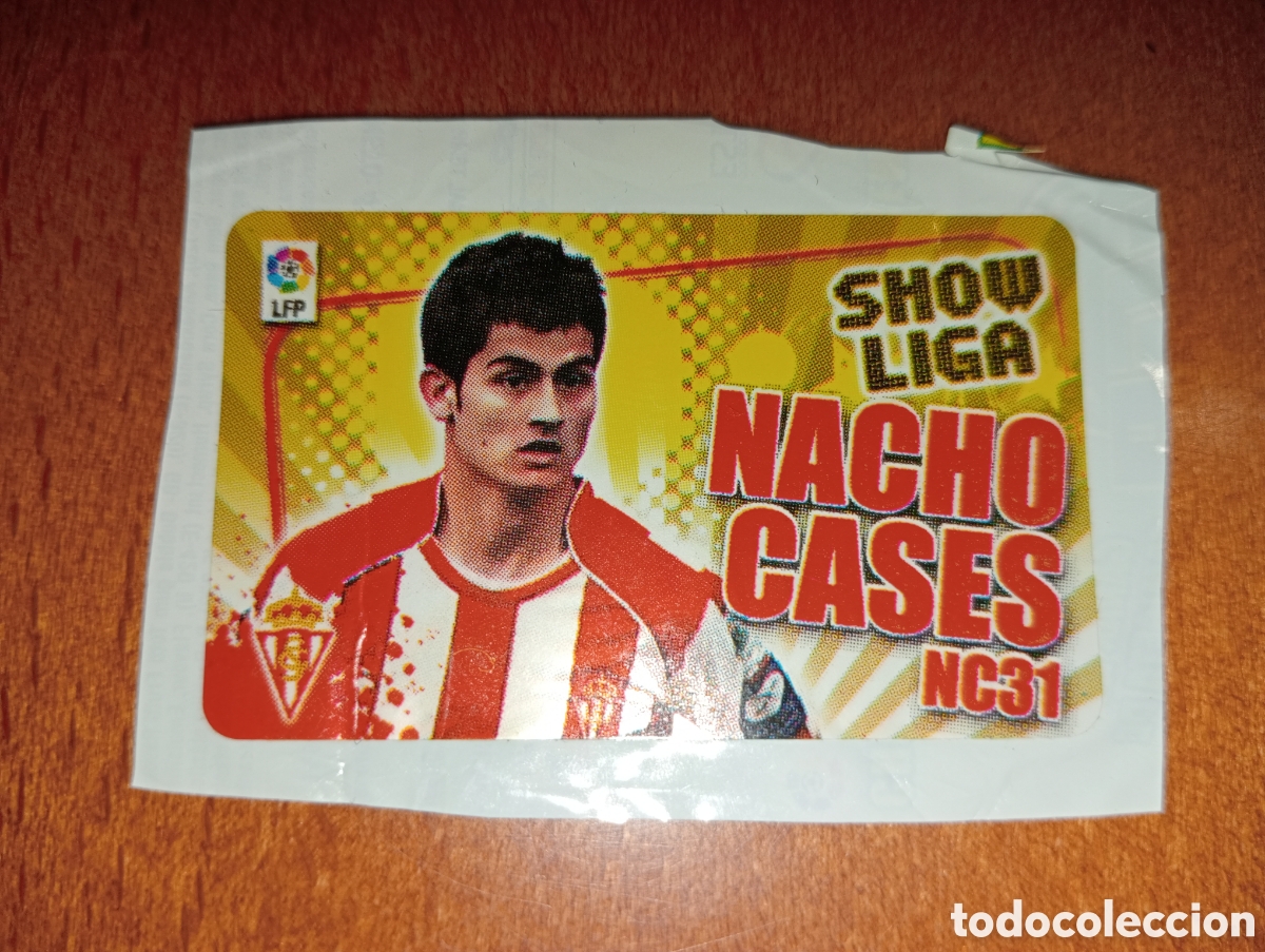 Cromos de f&uacute;tbol: Nacho Cases chicles liga este 11/12 Sporting - Foto 1