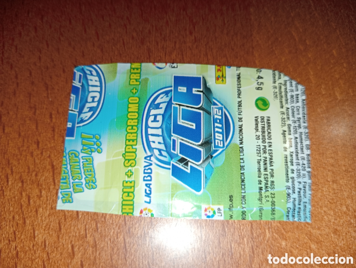 Cromos de f&uacute;tbol: Adri&aacute;n Colunga Chicles liga este 11/12 Getafe - Foto 2