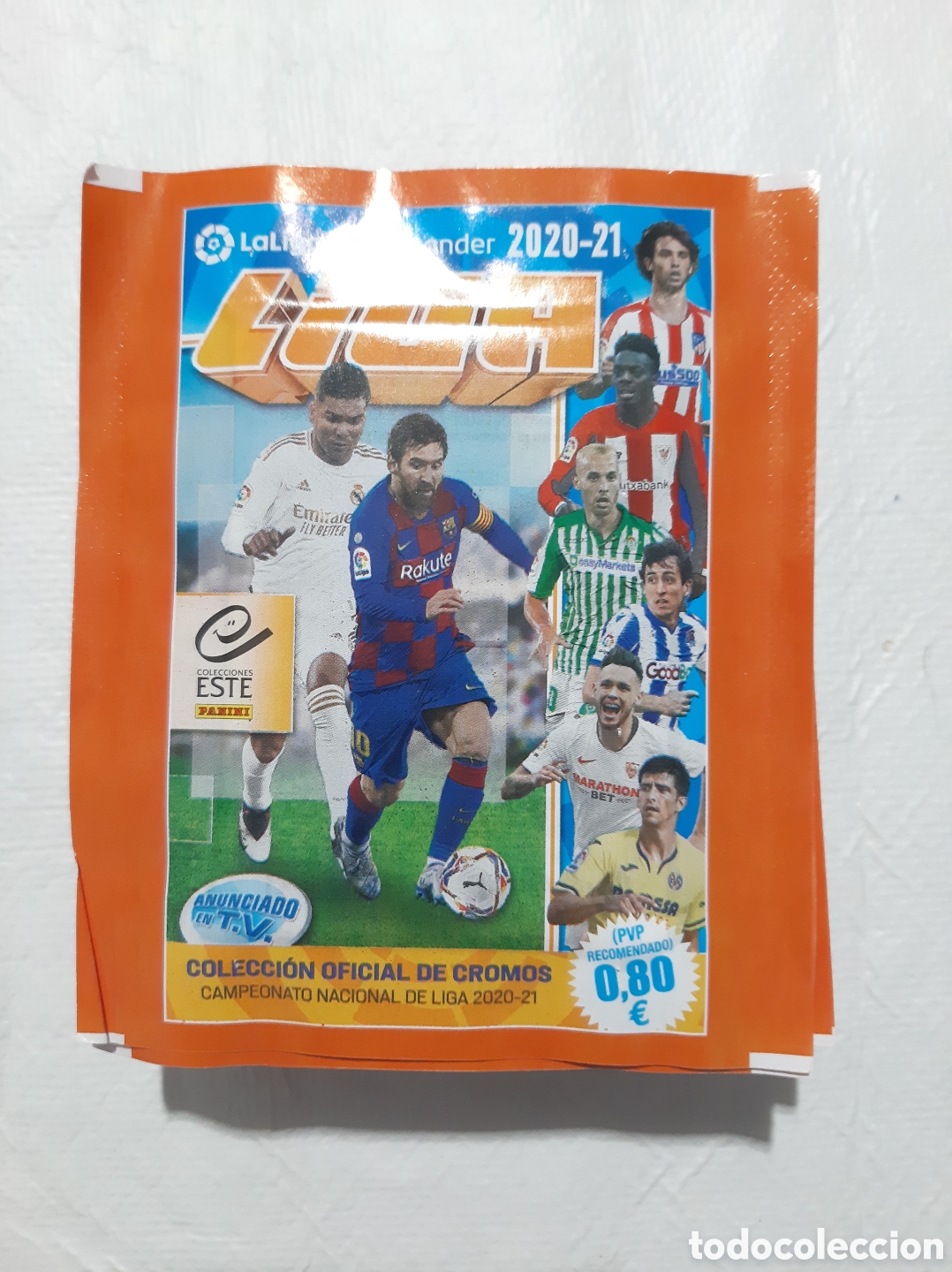 Cromos de F&uacute;tbol: Sobre sin abrir liga este 20 21