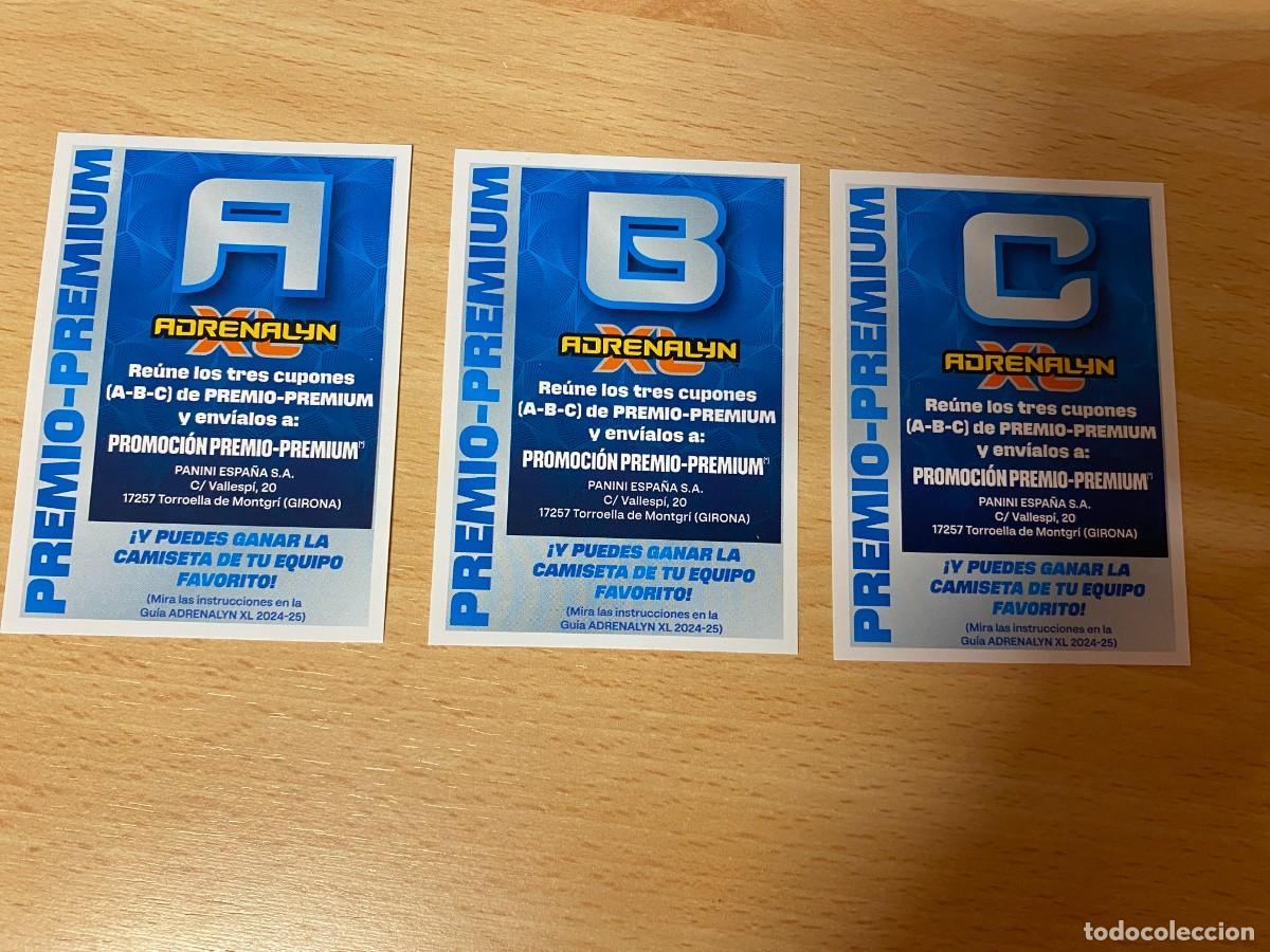 Cartes &agrave; collectionner de Football: ADRENALYN XL 2024 2025 24 25 PANINI N&ordm; PREMIO PREMIUM LETRAS A B C