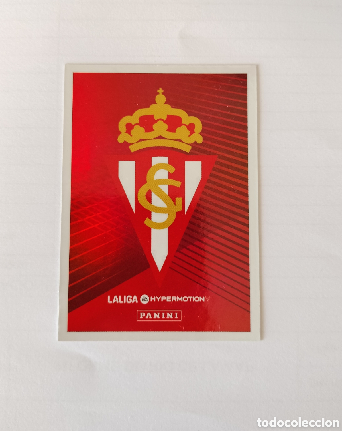 Cromos de F&uacute;tbol: 363 ESCUDO SPORTING DE GIJ&Oacute;N CROMO PANINI FUTBOL LIGA HYPERMOTION 2024-2025 24-25