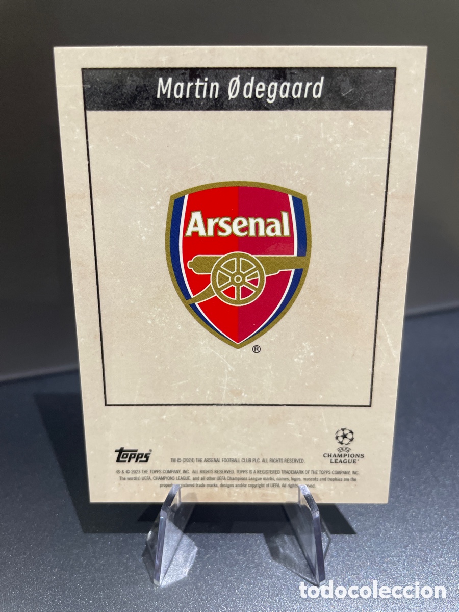Cromos de f&uacute;tbol: Odegaard Topps Merlin Heritage 2023 Arsenal - Foto 2