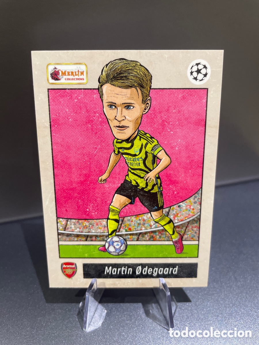 Cromos de f&uacute;tbol: Odegaard Topps Merlin Heritage 2023 Arsenal - Foto 1