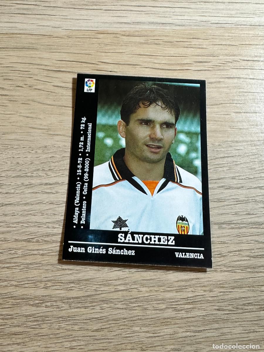 Fu&szlig;ball-Sticker: SANCHEZ VALENCIA n&ordm; 48 PANINI SPORTS LIGA 2000 2001 SIN PEGAR 00 01