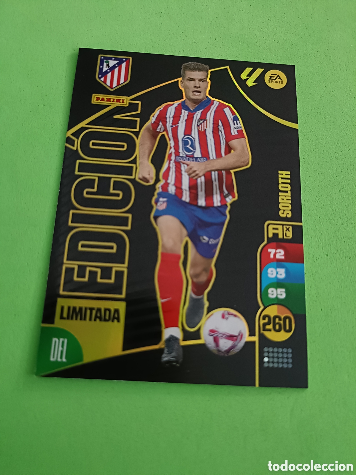 Cromos de F&uacute;tbol: ADRENALYN XL 2024 2025 24 25 Panini Liga - Edici&oacute;n limitada Premium Sorloth