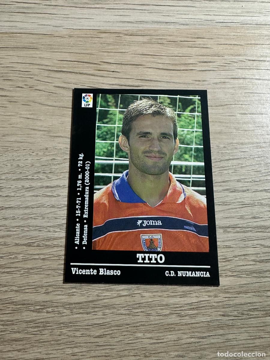 Cromos de Futebol: TITO NUMANCIA n&ordm; 275A 275 PANINI SPORTS LIGA 2000 2001 SIN PEGAR 00 01