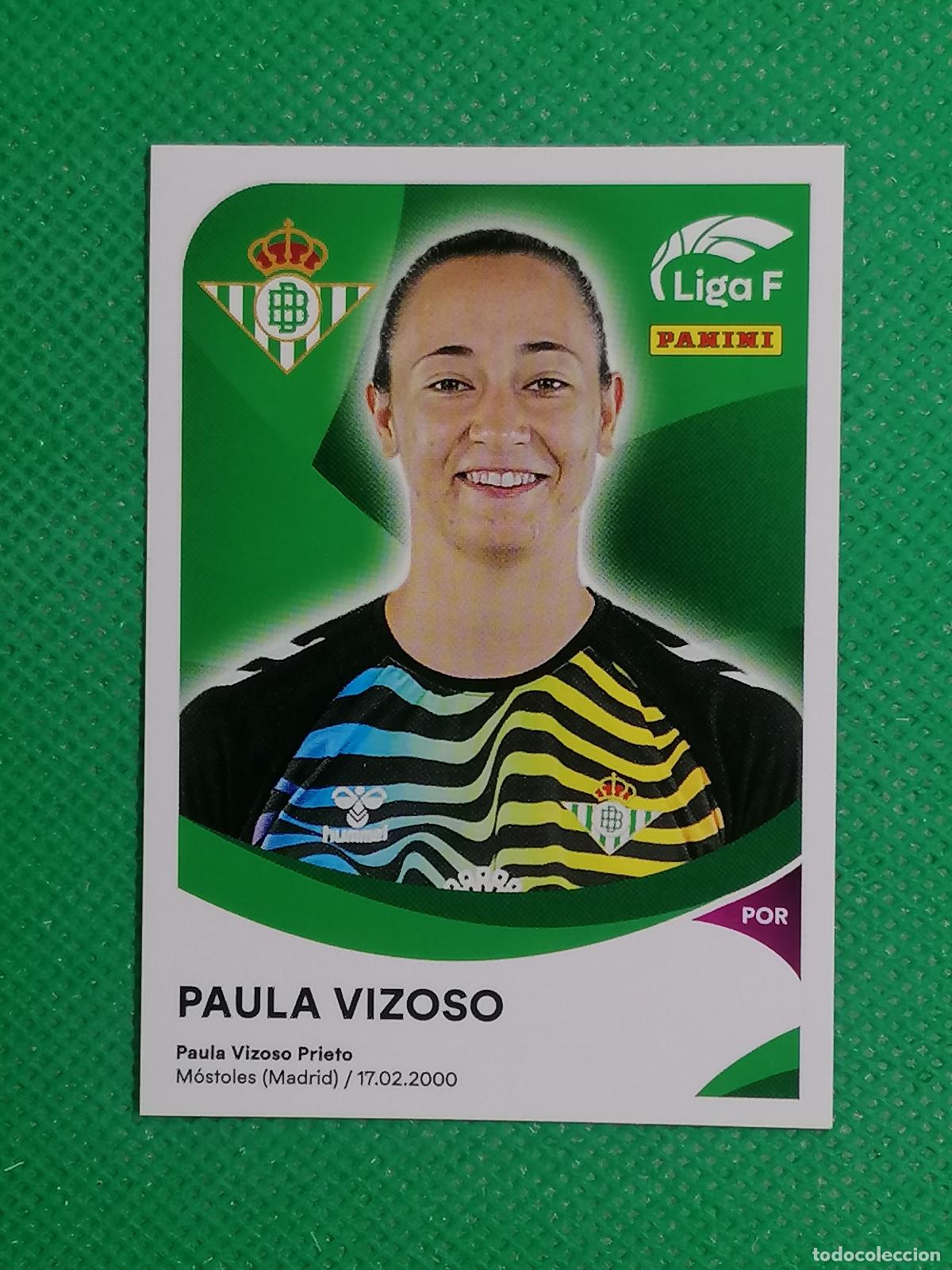 Cromos de f&uacute;tbol: 64 PAULA VIZOSO BETIS ⚽ PANINI LIGA F FEMENINA 2024 2025 24 25 ⚽