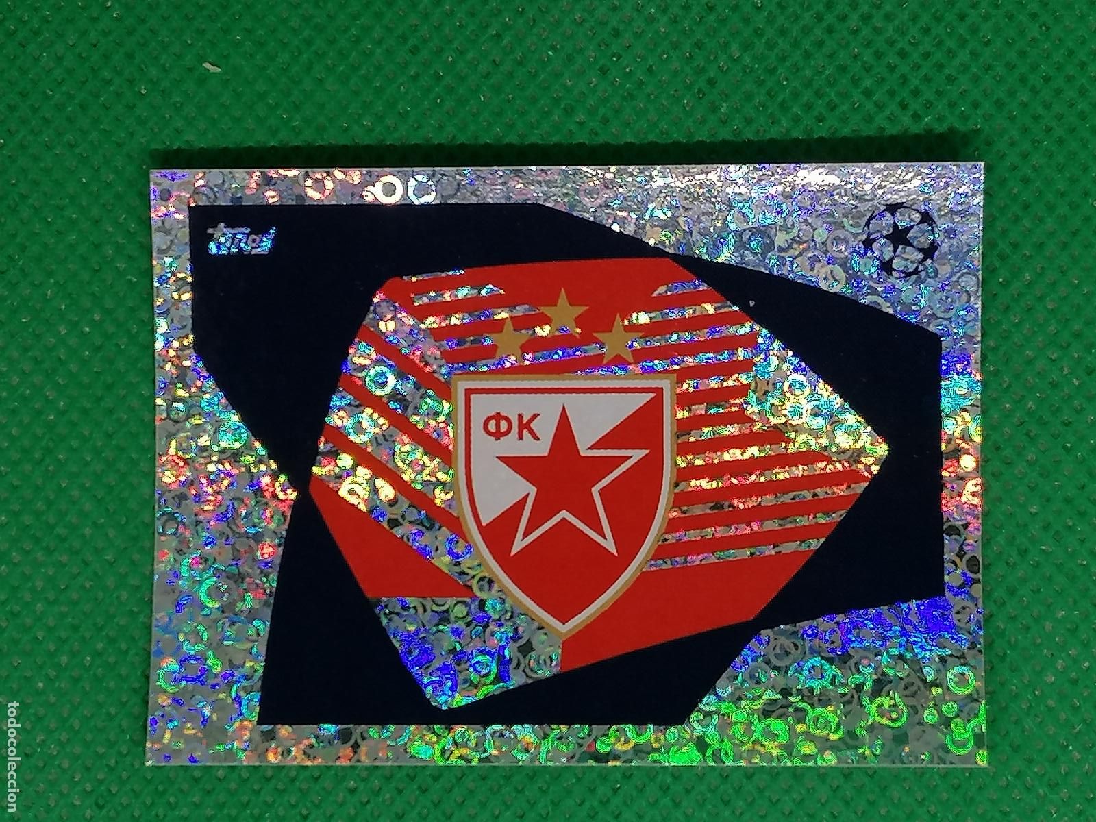 Cromos de f&uacute;tbol: 275 ESCUDO ESTRELLA ROJA ⚽ TOPPS CHAMPIONS LEAGUE STICKERS STICKER 2023 2024 23 24 ⚽
