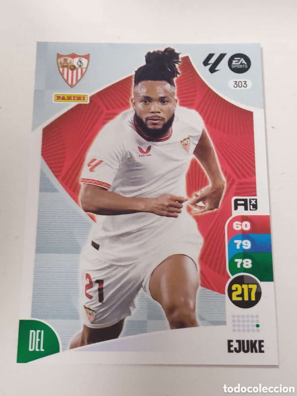 Fu&szlig;ball-Sticker: ADRENALYN 2024/2025 303 EJUKE SEVILLA , NUEVO PERFECTO