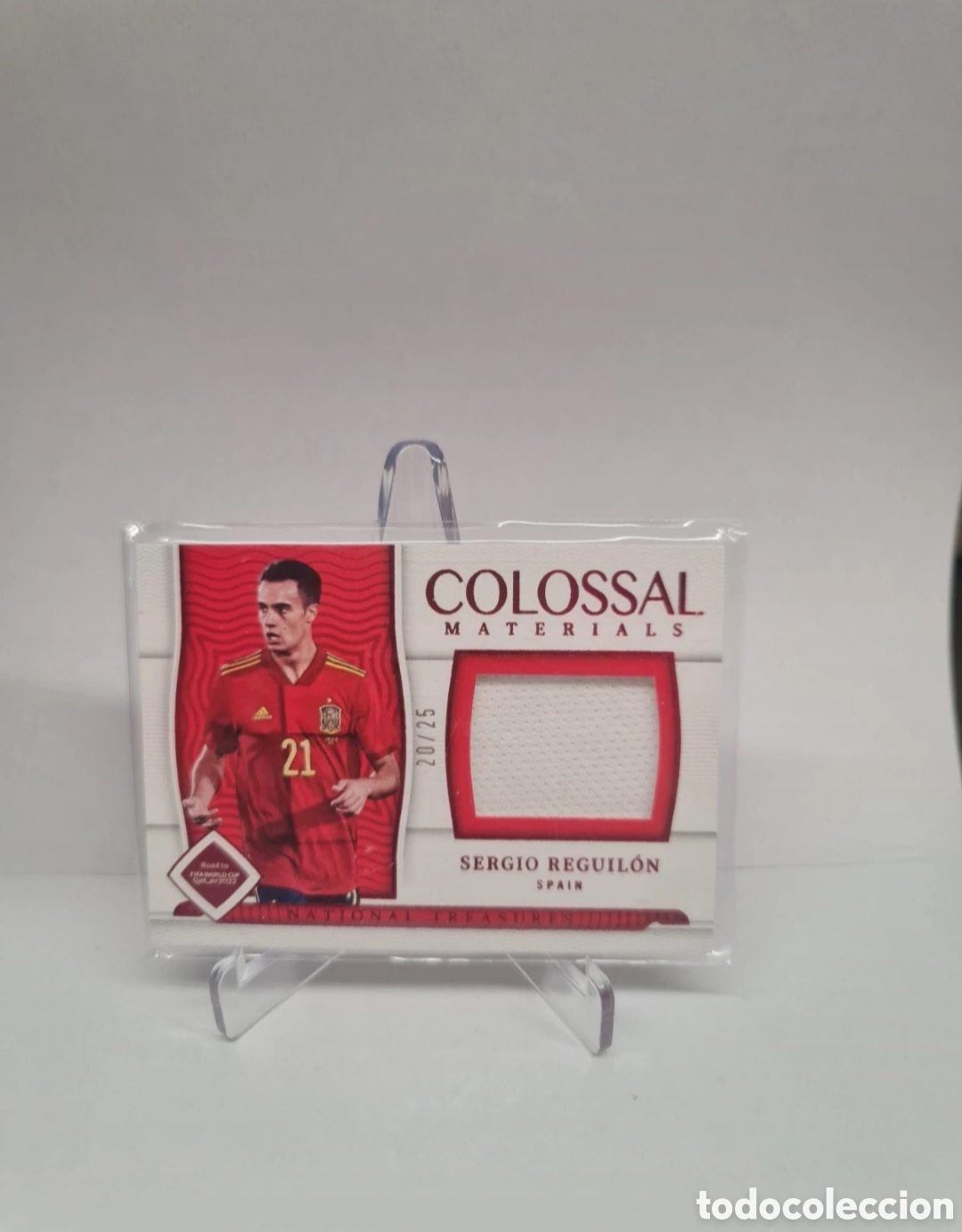 Cromos de f&uacute;tbol: Sergio Reguilon Patch Used /25 Panini - Foto 1
