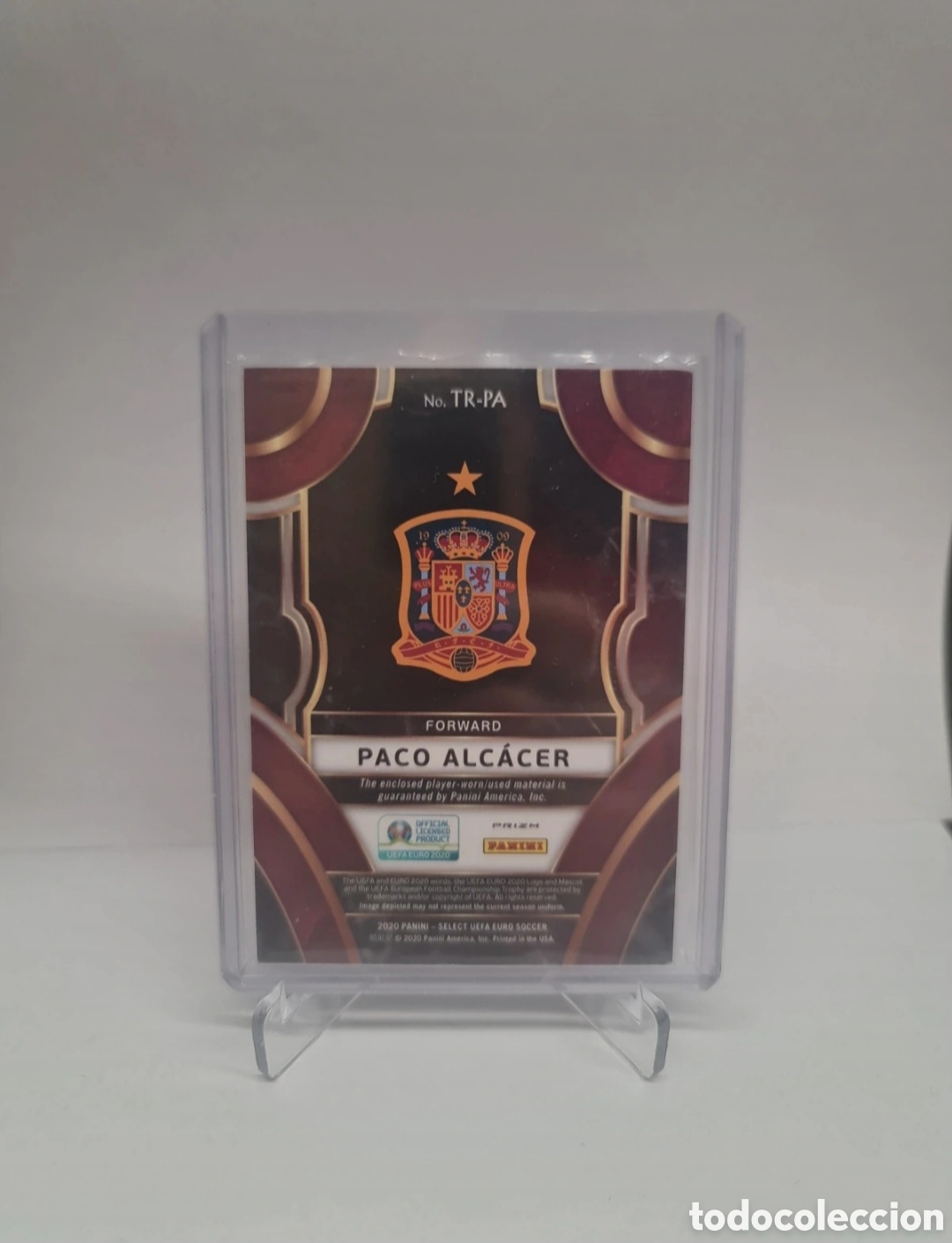 Cromos de f&uacute;tbol: Paco Alcacer Patch Used Triumph Select - Foto 2
