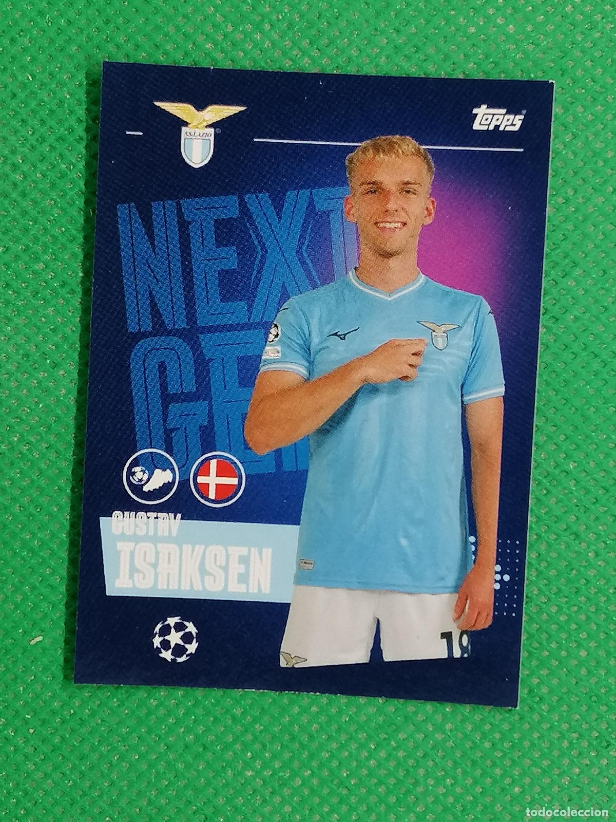 Cartes &agrave; collectionner de Football: 501 ISAKSEN LAZIO NEXT GEN ⚽ TOPPS CHAMPIONS LEAGUE STICKERS STICKER 2023 2024 23 24 ⚽