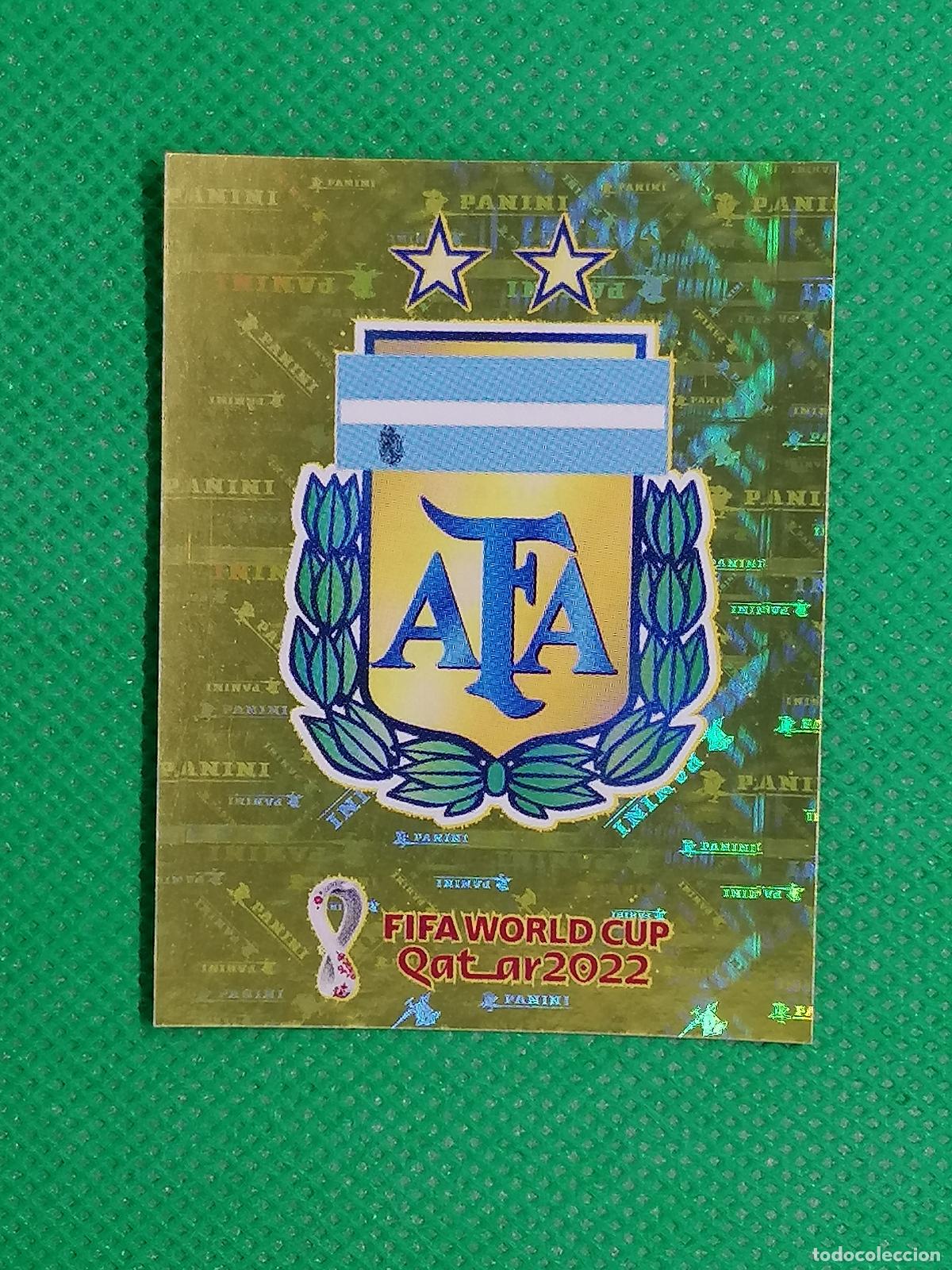 Cromos de F&uacute;tbol: ARG 2 ARG2 ESCUDO ARGENTINA ⚽ PANINI MUNDIAL WORLD CUP QATAR 2022 STICKER ⚽