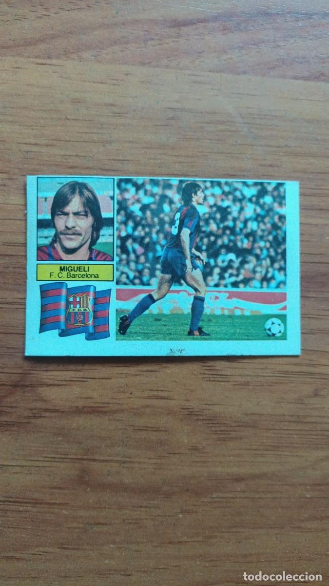 Cromos de f&uacute;tbol: CROMO DE FUTBOL MIGUELI F.C.BARCELON LIGA 82 -83 EDICIONES ESTE L0016