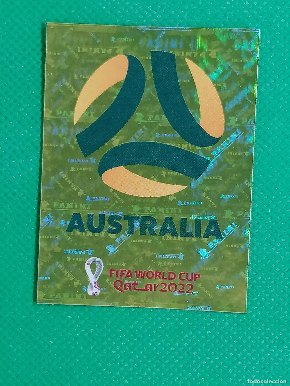 Cromos de F&uacute;tbol: AUS 2 AUS2 ESCUDO AUSTRALIA ⚽ PANINI MUNDIAL WORLD CUP QATAR 2022 STICKER ⚽