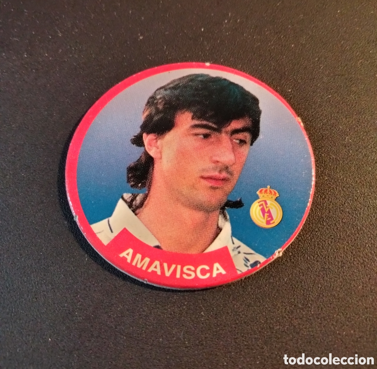 Cromos de Futebol: AMAVISCA # 65 REAL MADRID SPORT TAZO LIGA DE F&Uacute;TBOL 1994-95