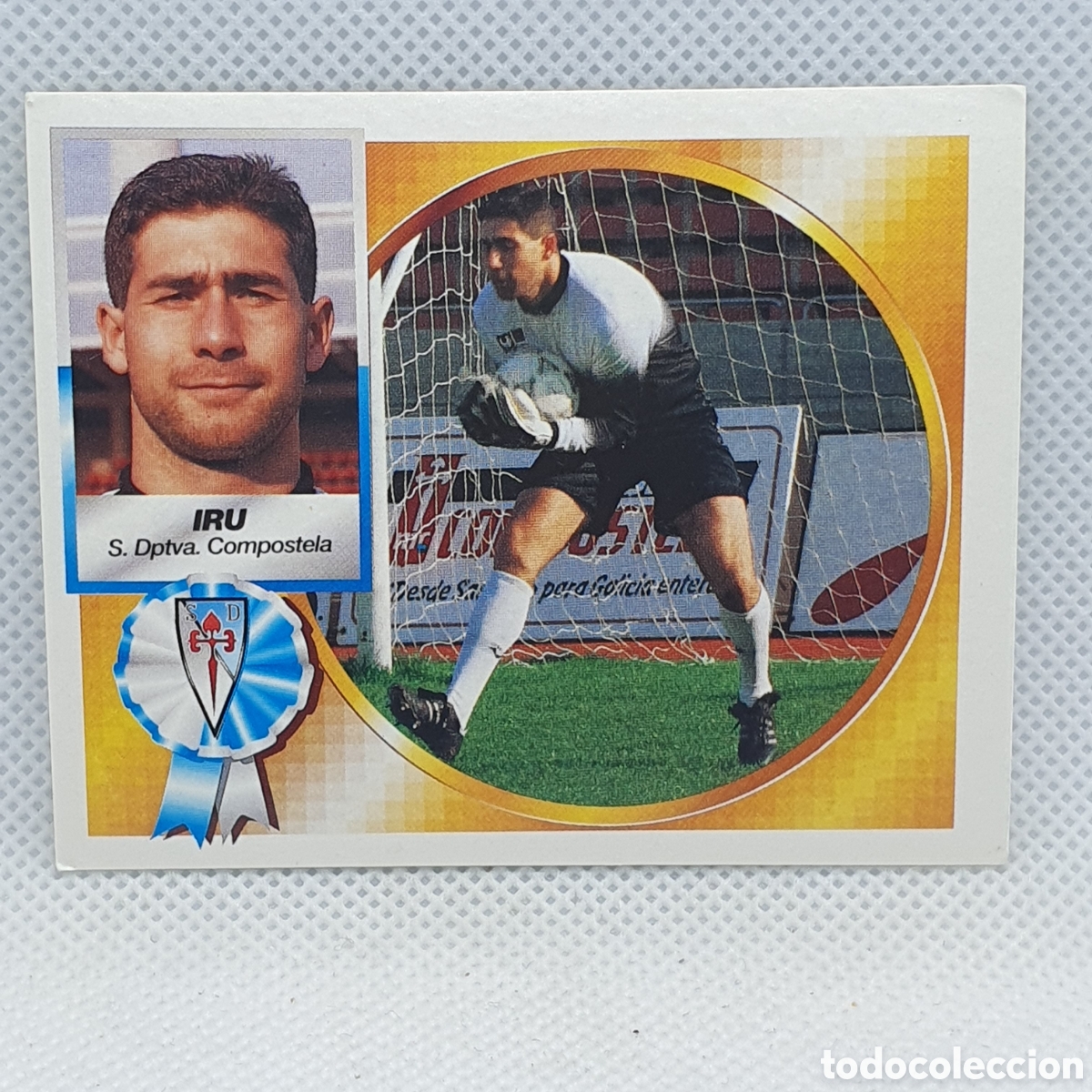 Fu&szlig;ball-Sticker: ⚽️ CROMO DE FUTBOL IRU COMPOSTELA LIGA 94 95 ESTAMPAS ALBUM CROMOS EDICIONES ESTE / CARTAS / PANINI