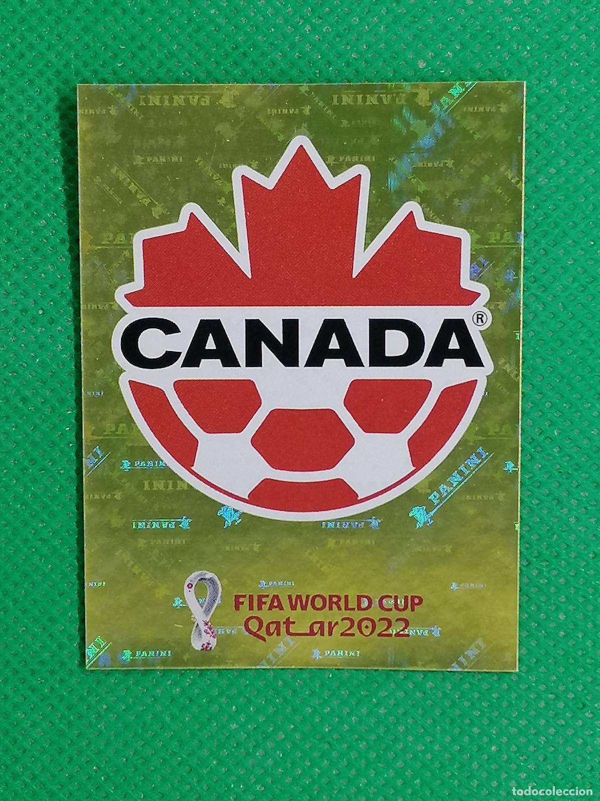 Cromos de f&uacute;tbol: CAN 2 CAN2 ESCUDO CANADA ⚽ PANINI MUNDIAL WORLD CUP QATAR 2022 STICKER ⚽