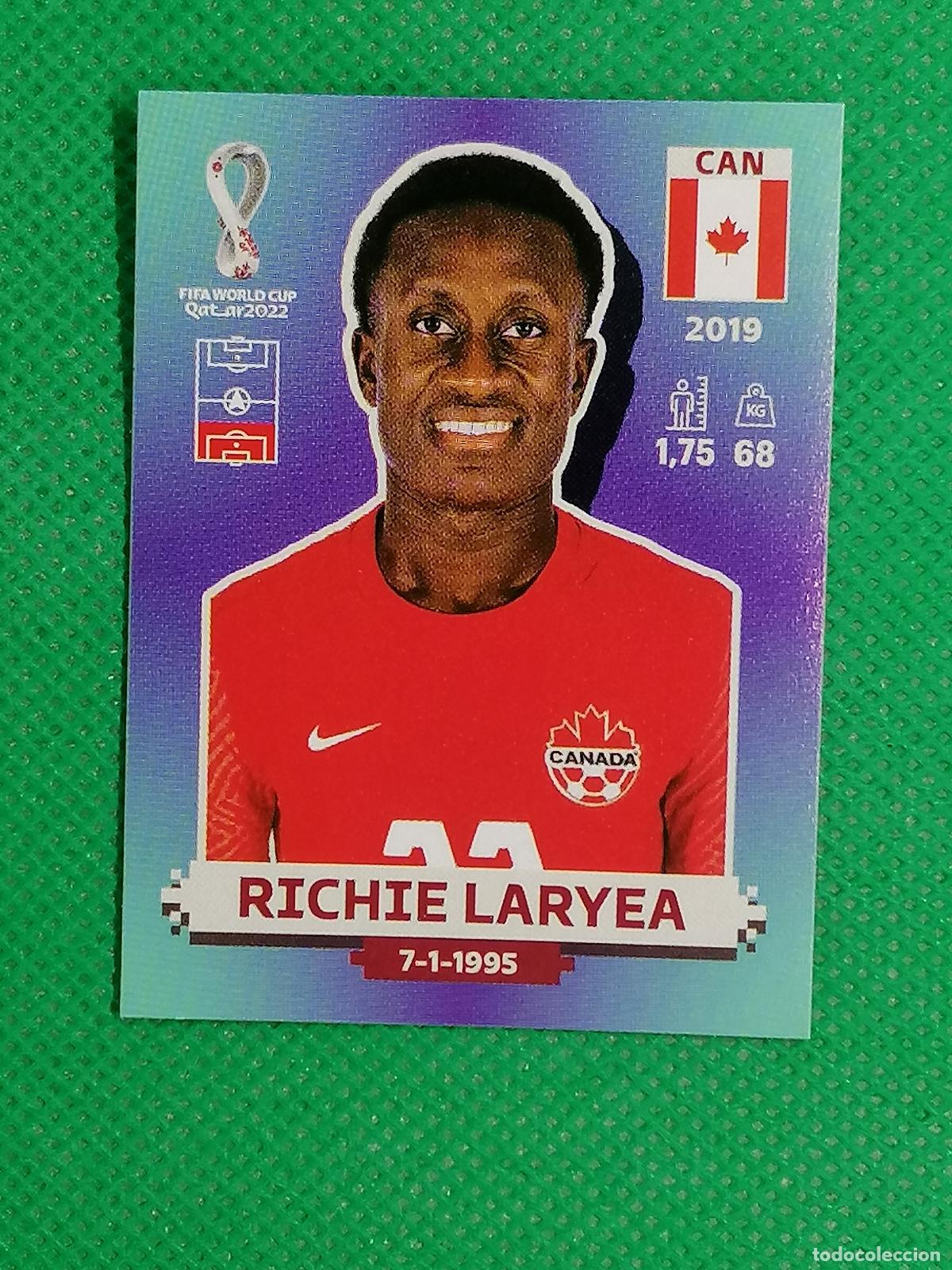 Cromos de f&uacute;tbol: CAN 8 CAN8 RICHIE LARYEA CANADA ⚽ PANINI MUNDIAL WORLD CUP QATAR 2022 STICKER ⚽