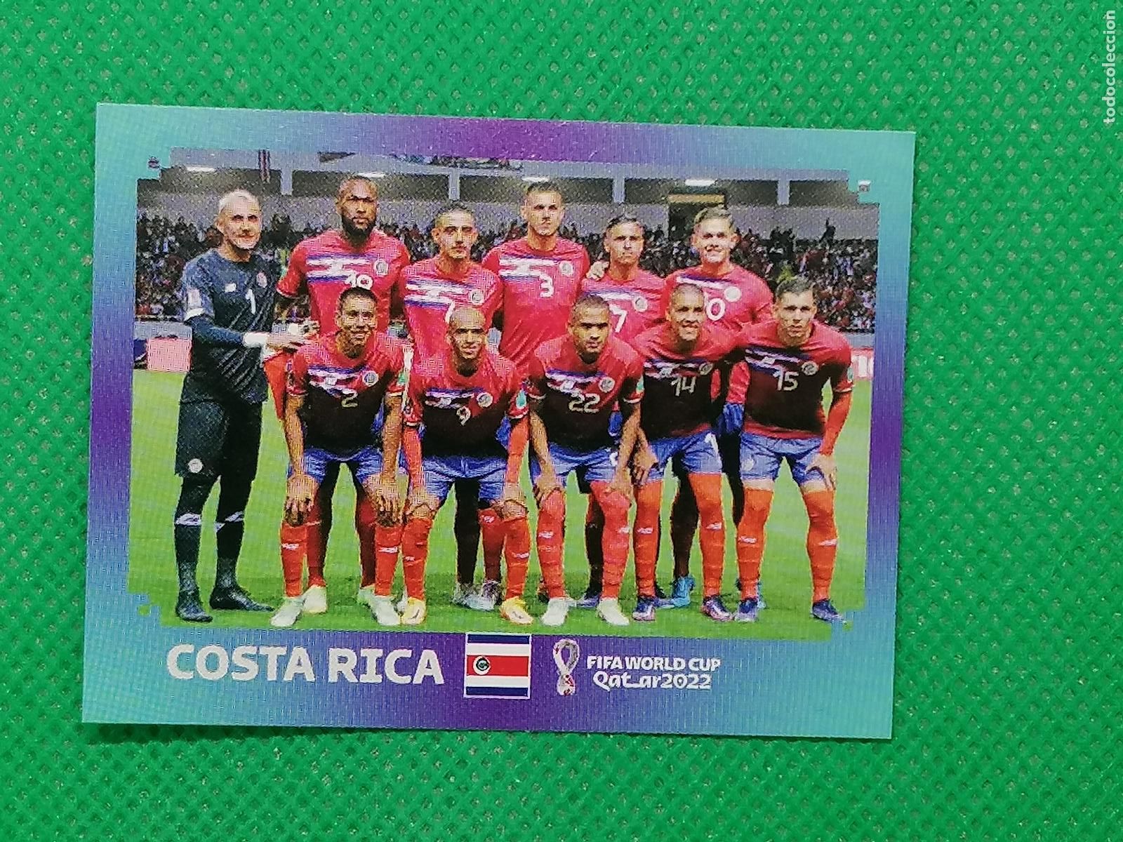 Cromos de F&uacute;tbol: CRC 1 CRC1 PLANTILLA COSTA RICA ⚽ PANINI MUNDIAL WORLD CUP QATAR 2022 STICKER ⚽